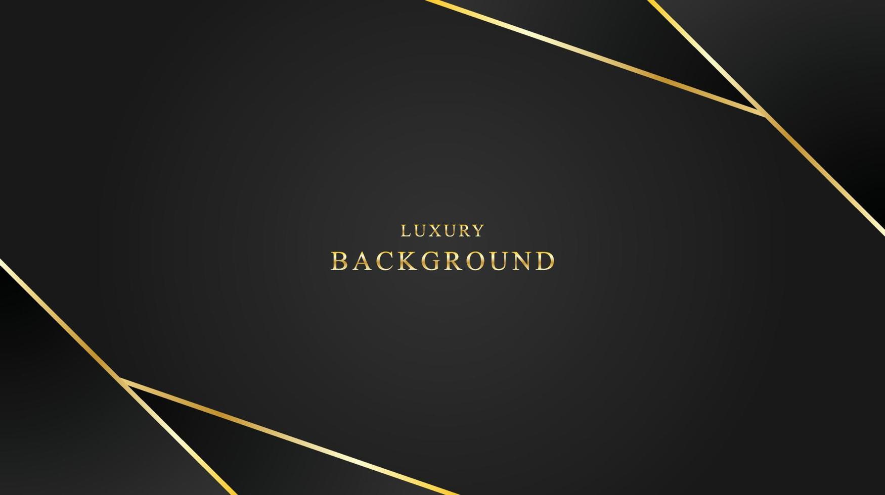 luxury black background gold gradient design vector