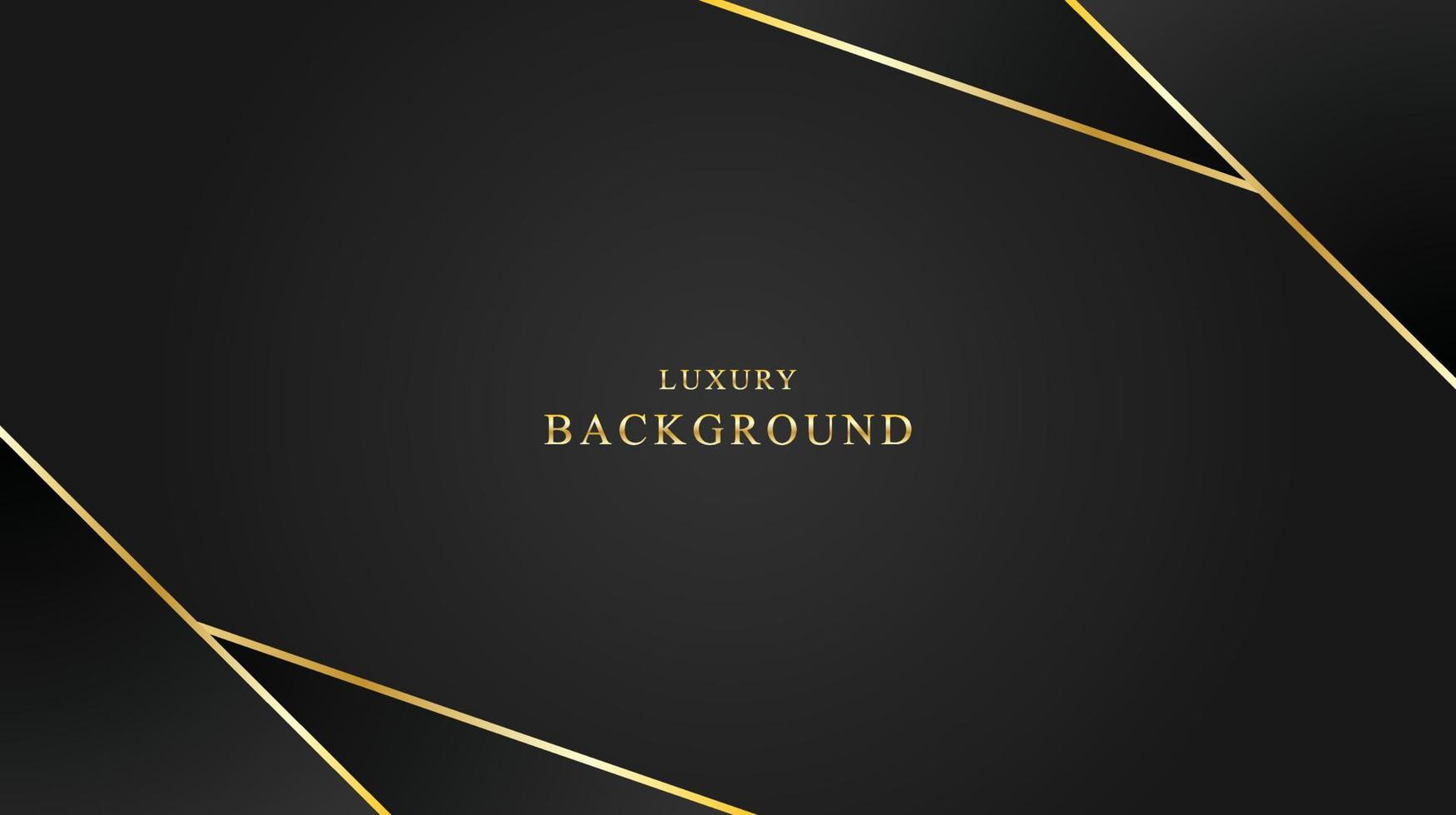 luxury black background gold gradient design vector