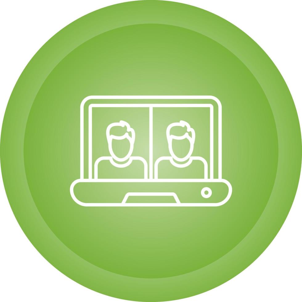 Online Class Vector Icon