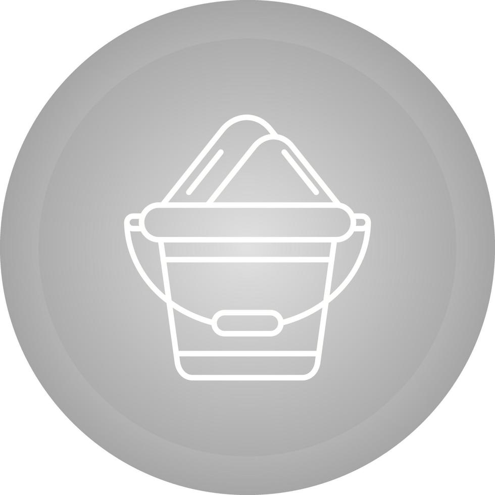 Sand Bucket Vector Icon