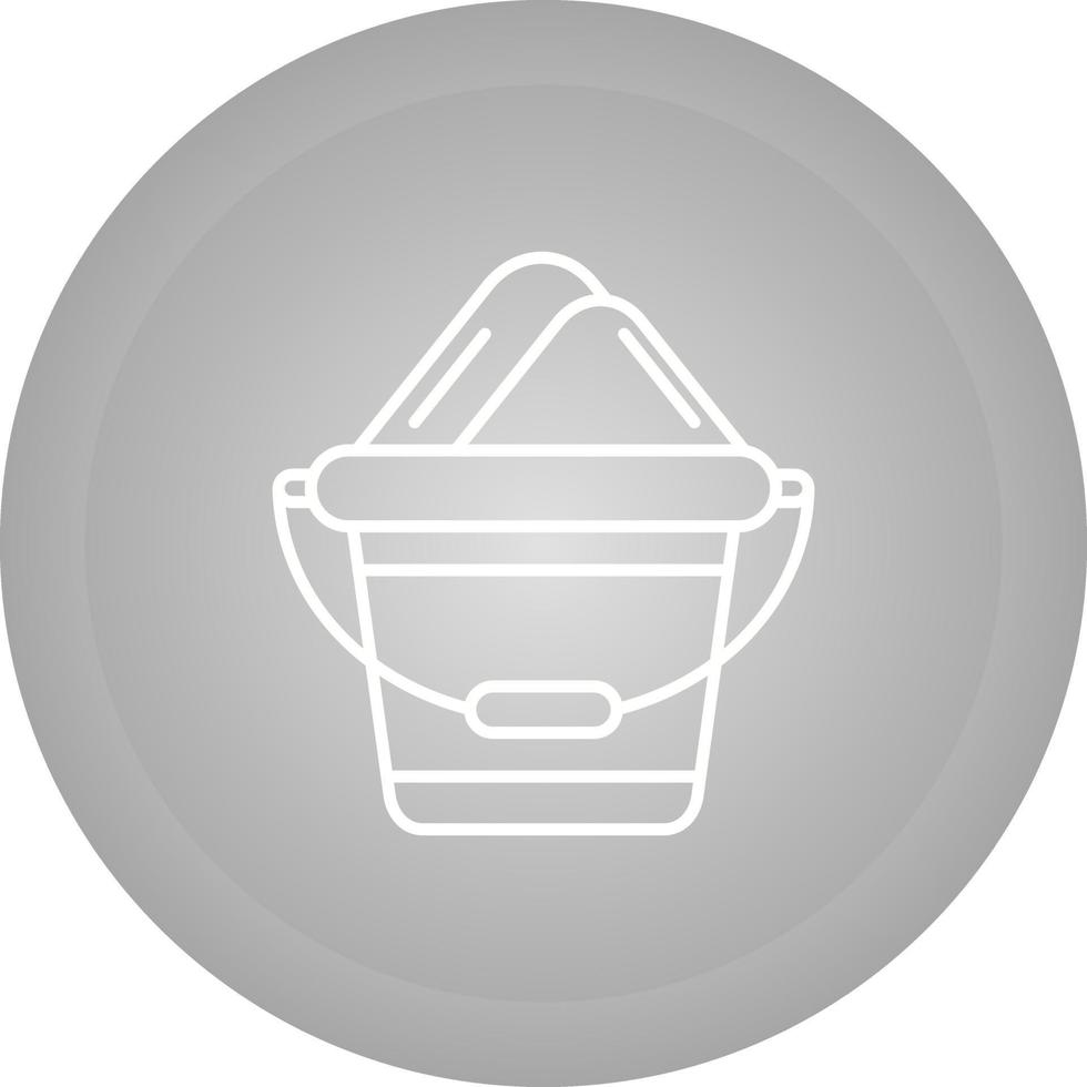 Sand Bucket Vector Icon