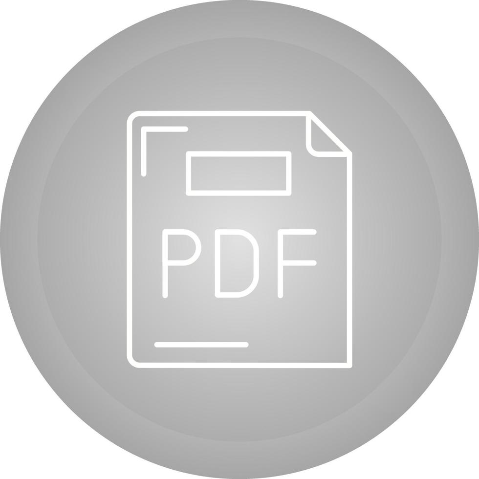 icono de vector de pdf