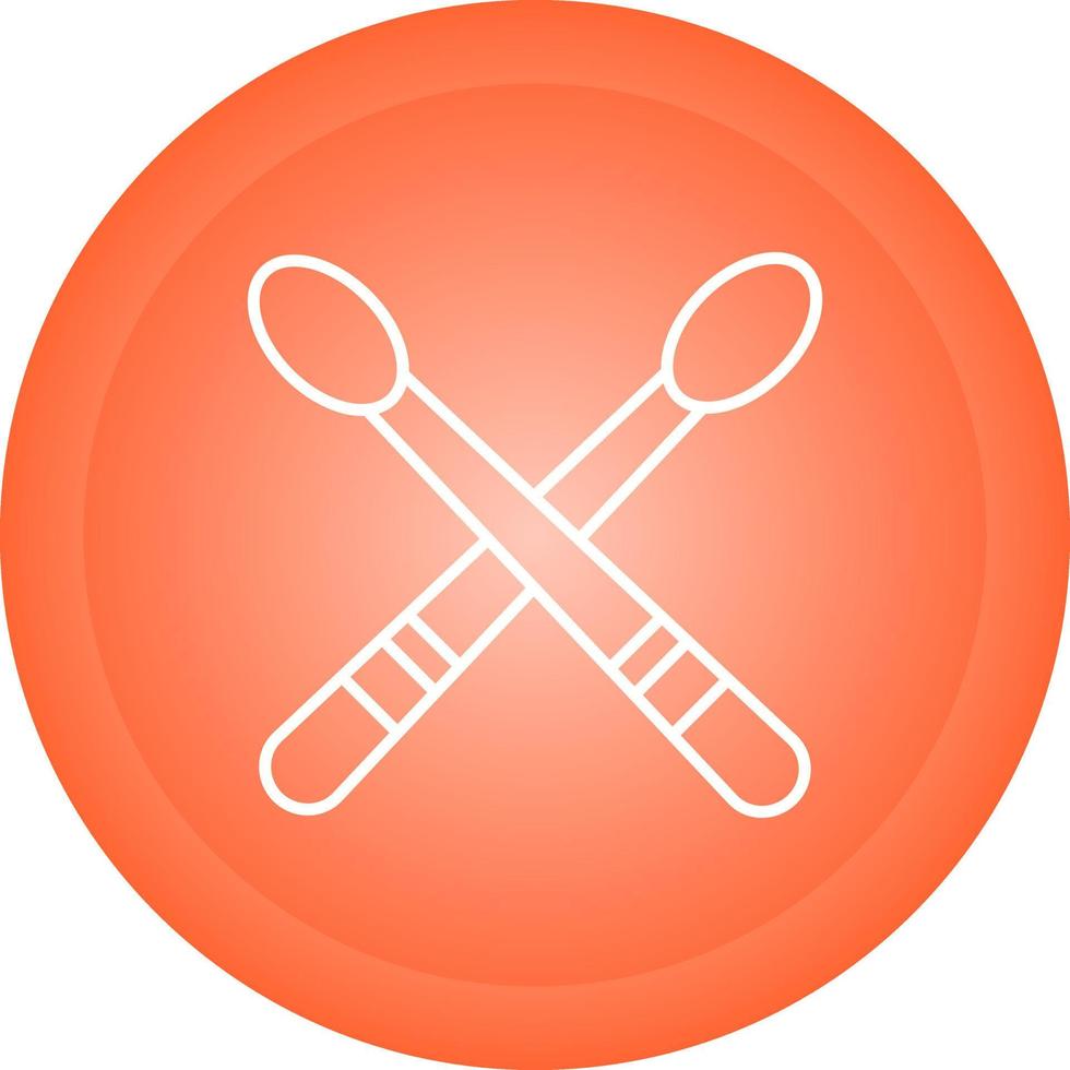 Drumsticks Vector Icon