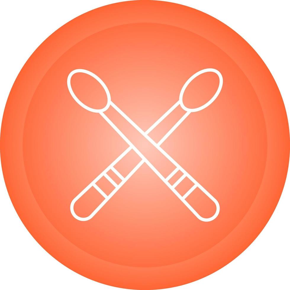 Drumsticks Vector Icon