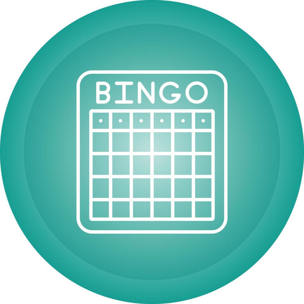 Bingo Vector Icon