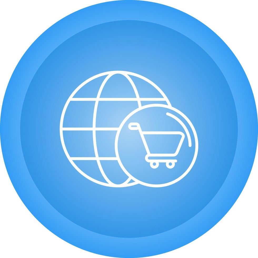 World Cart Vector Icon