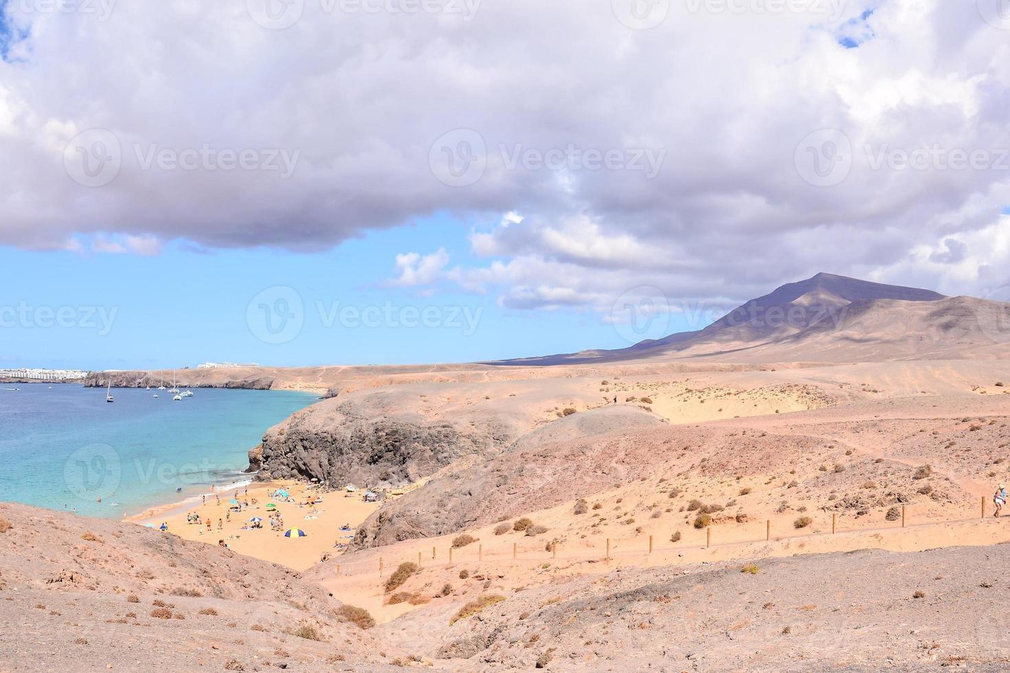 Scenic coastal view photo