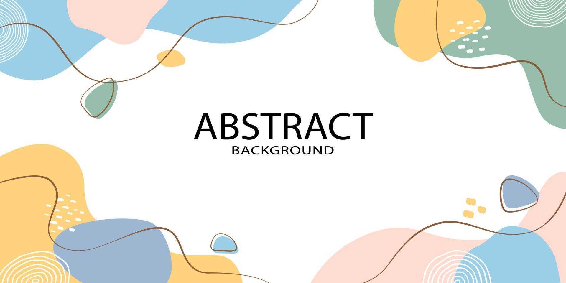 Hand drawn various shapes and doodle objects. Abstract background. Vector illustration