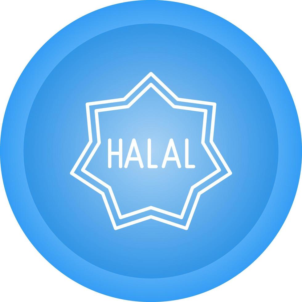 Halal Vector Icon