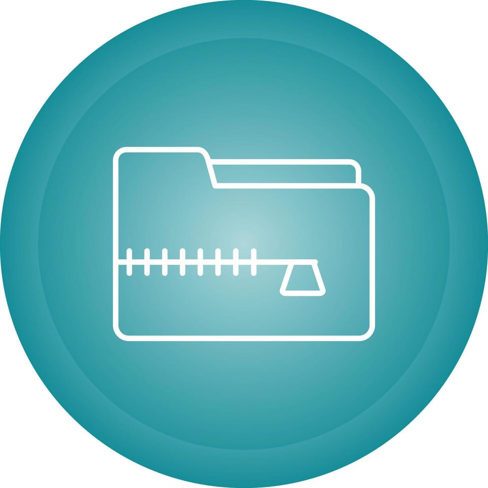 Zip File Vector Icon