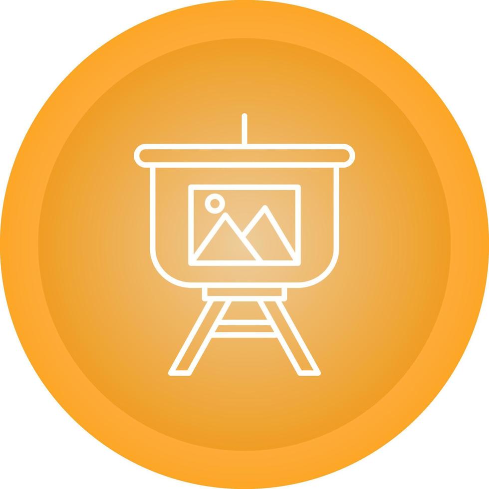 Gallery Presentation Vector Icon
