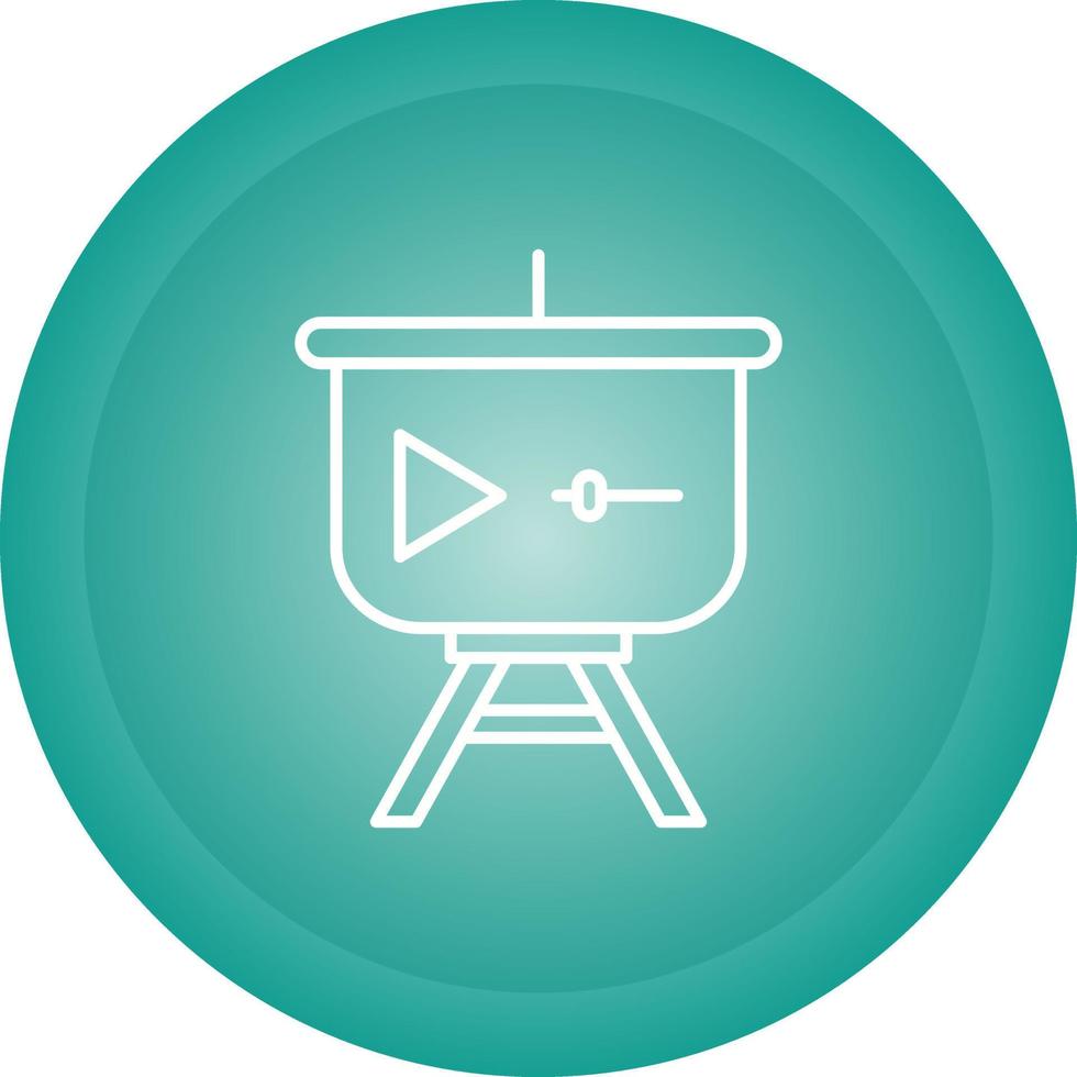 Video Presentation Vector Icon