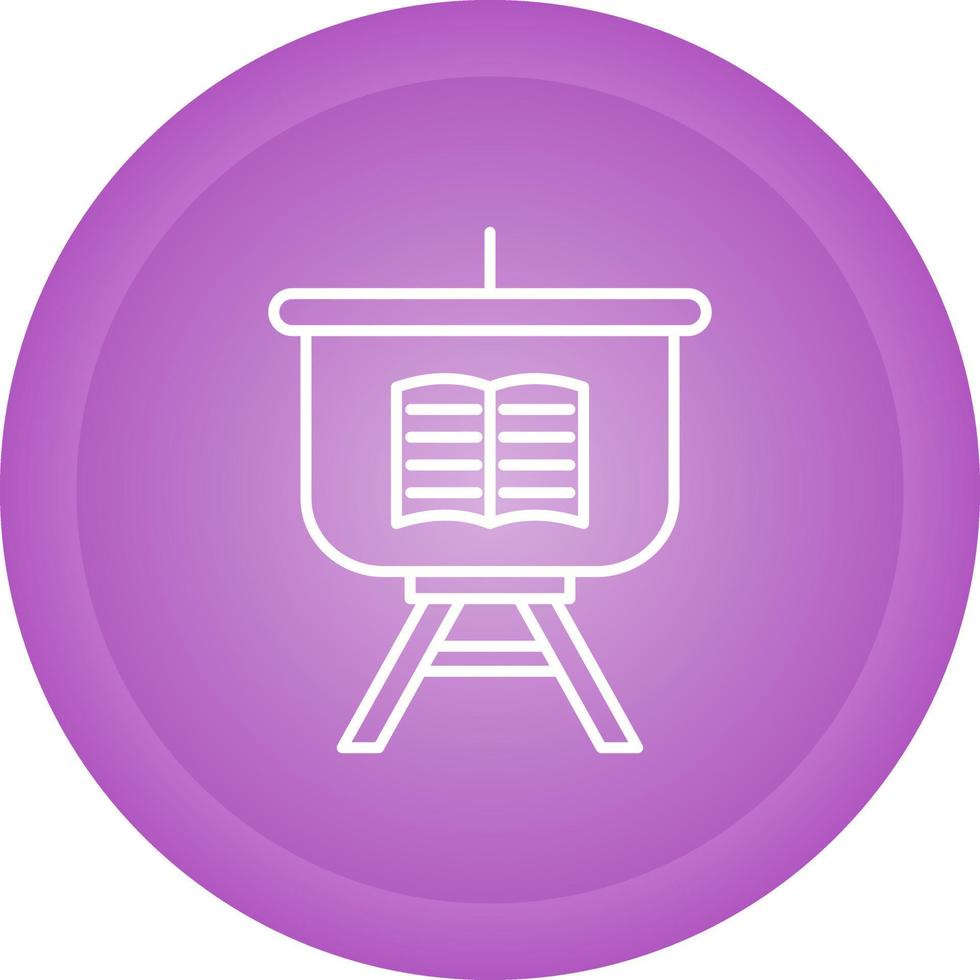 Education Presentation Vector Icon
