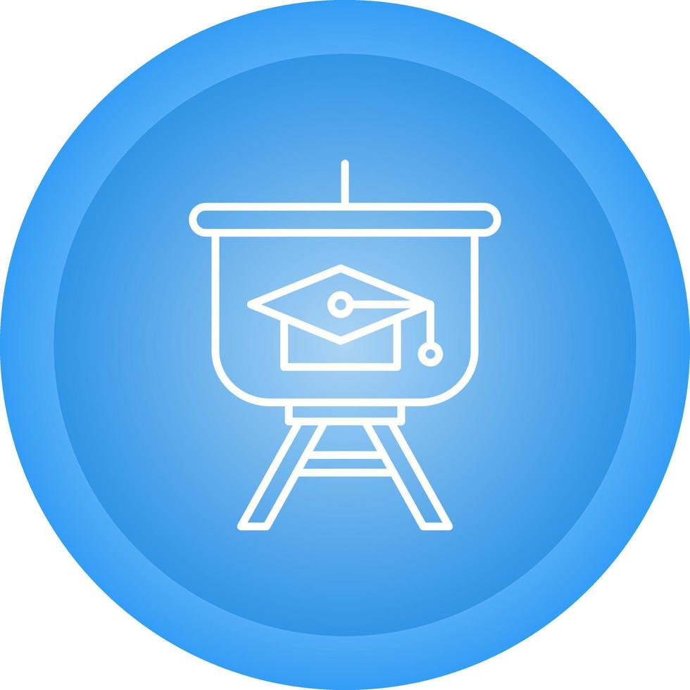 Graduation Presentation Vector Icon