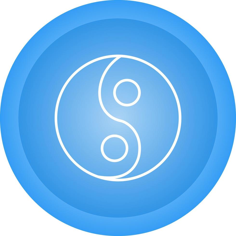 Yin Yang Vector Icon