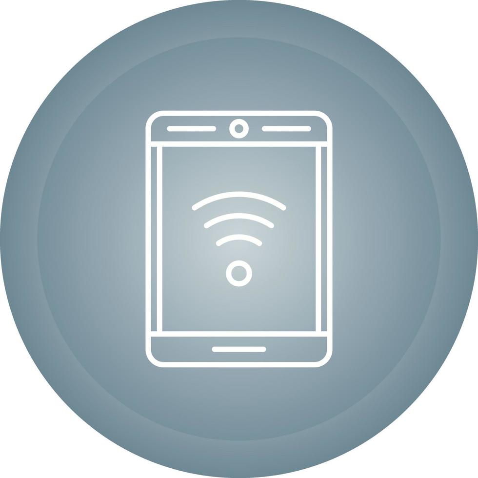 Phone With Signal Vector Icon