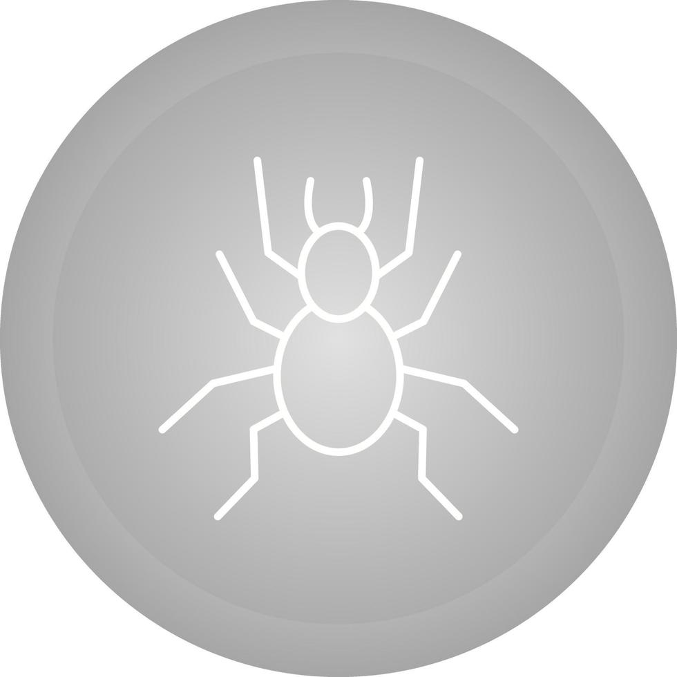 icono de vector de araña