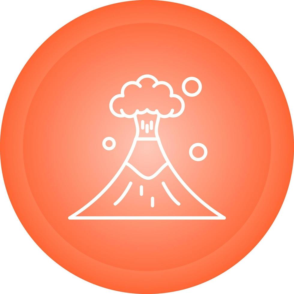 Volcano Vector Icon