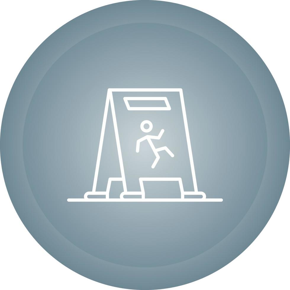Wet Floor Vector Icon