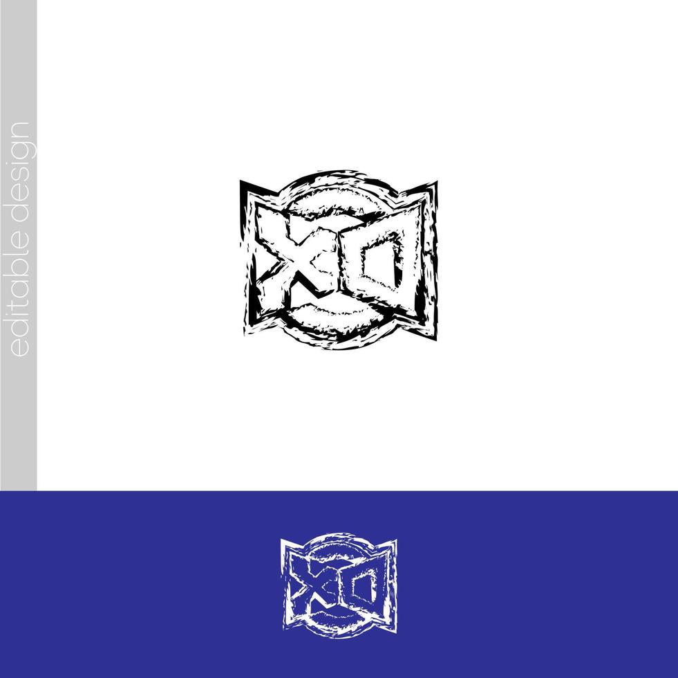 xd inicial logo vector