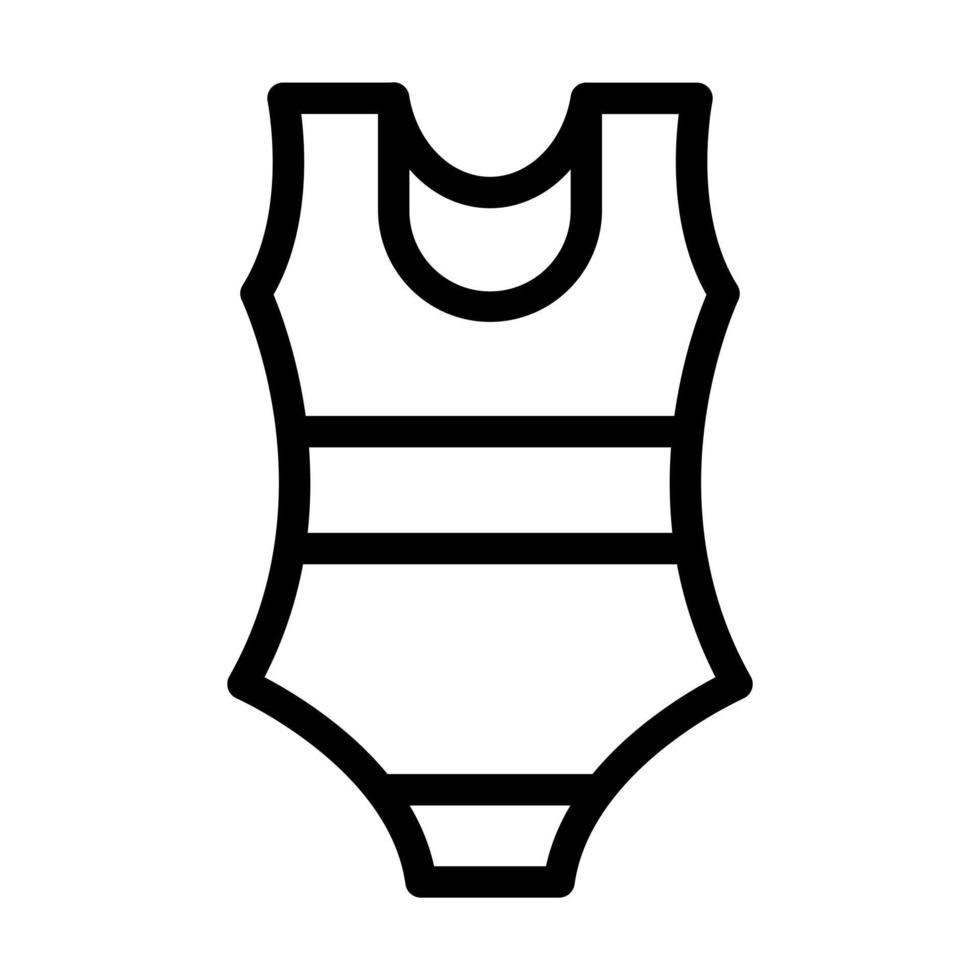 SwimSuit Icon Design vector