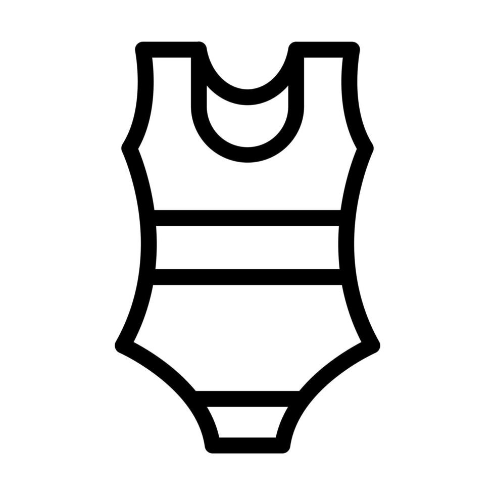 SwimSuit Icon Design vector