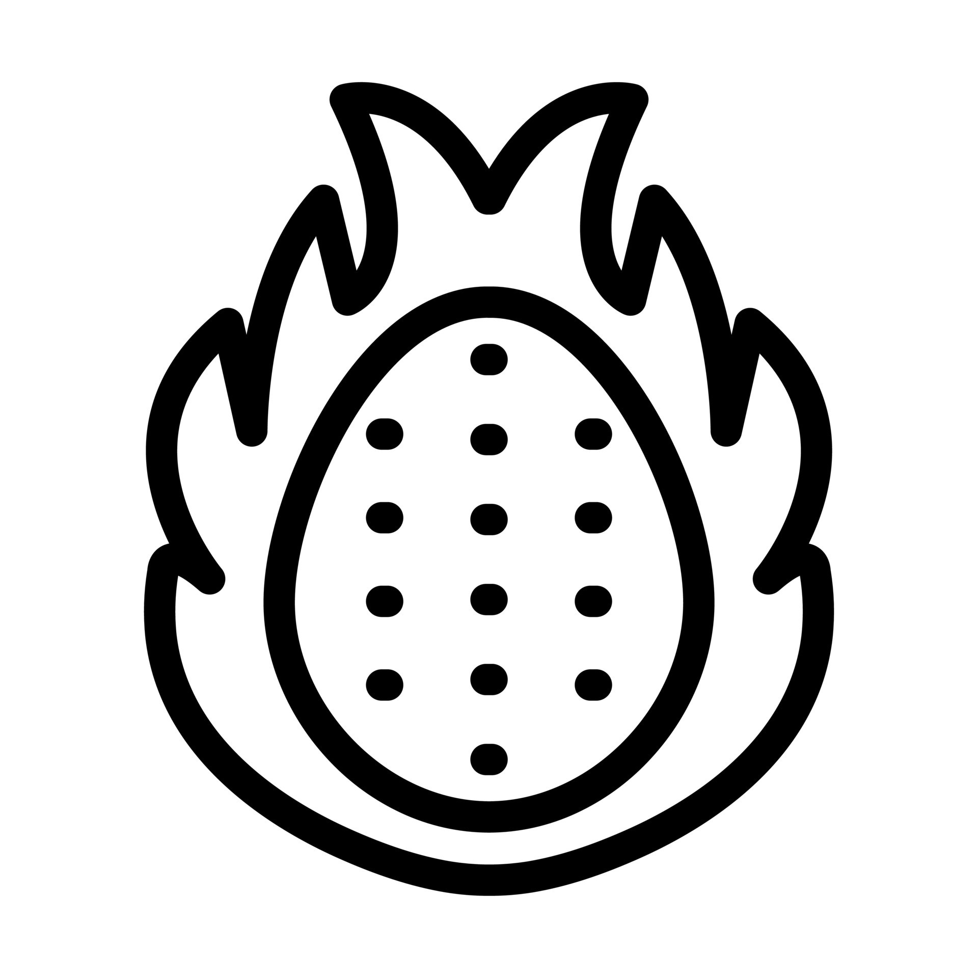 Dragon Fruit Icon Design 22688630 Vector Art at Vecteezy