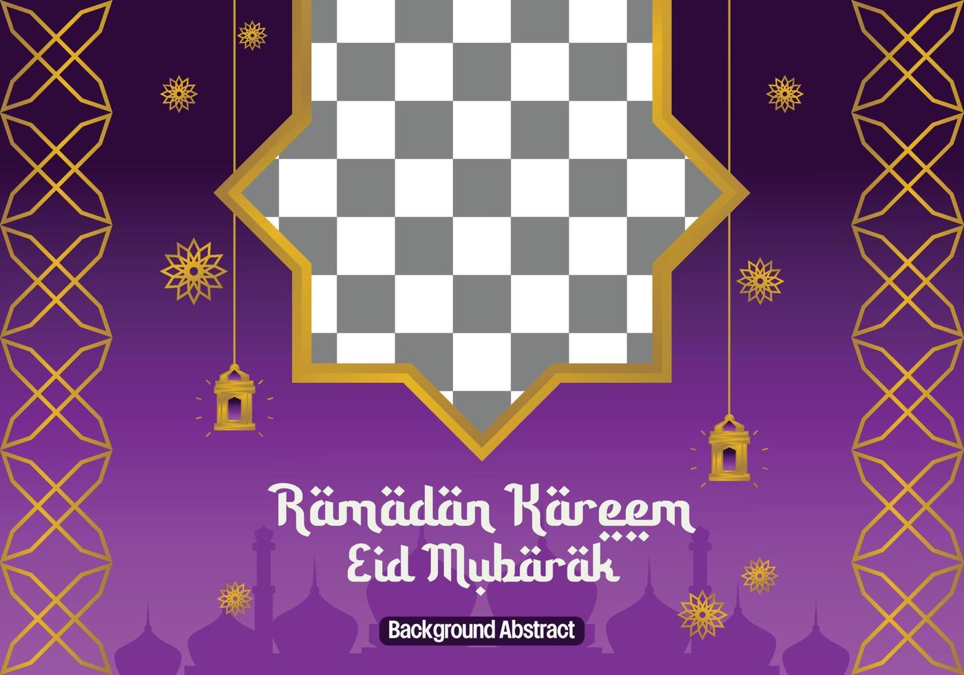 editable ramadan sale poster template. with mandala ornaments, lanterns and the silhouette of a mosque. Design for social media, banner, greeting card and web. Islamic holiday vector illustration