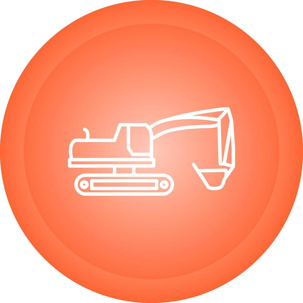 Excavator Vector Icon