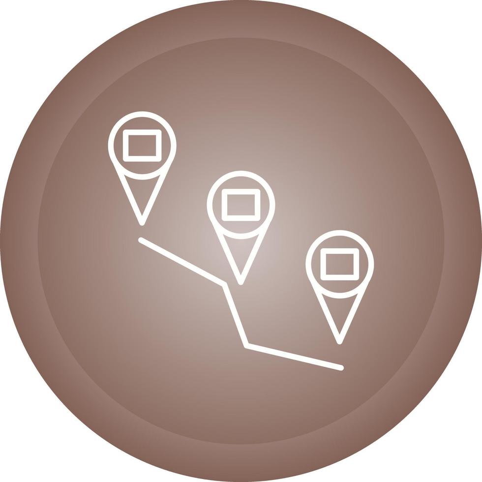 Reaching Destination Vector Icon
