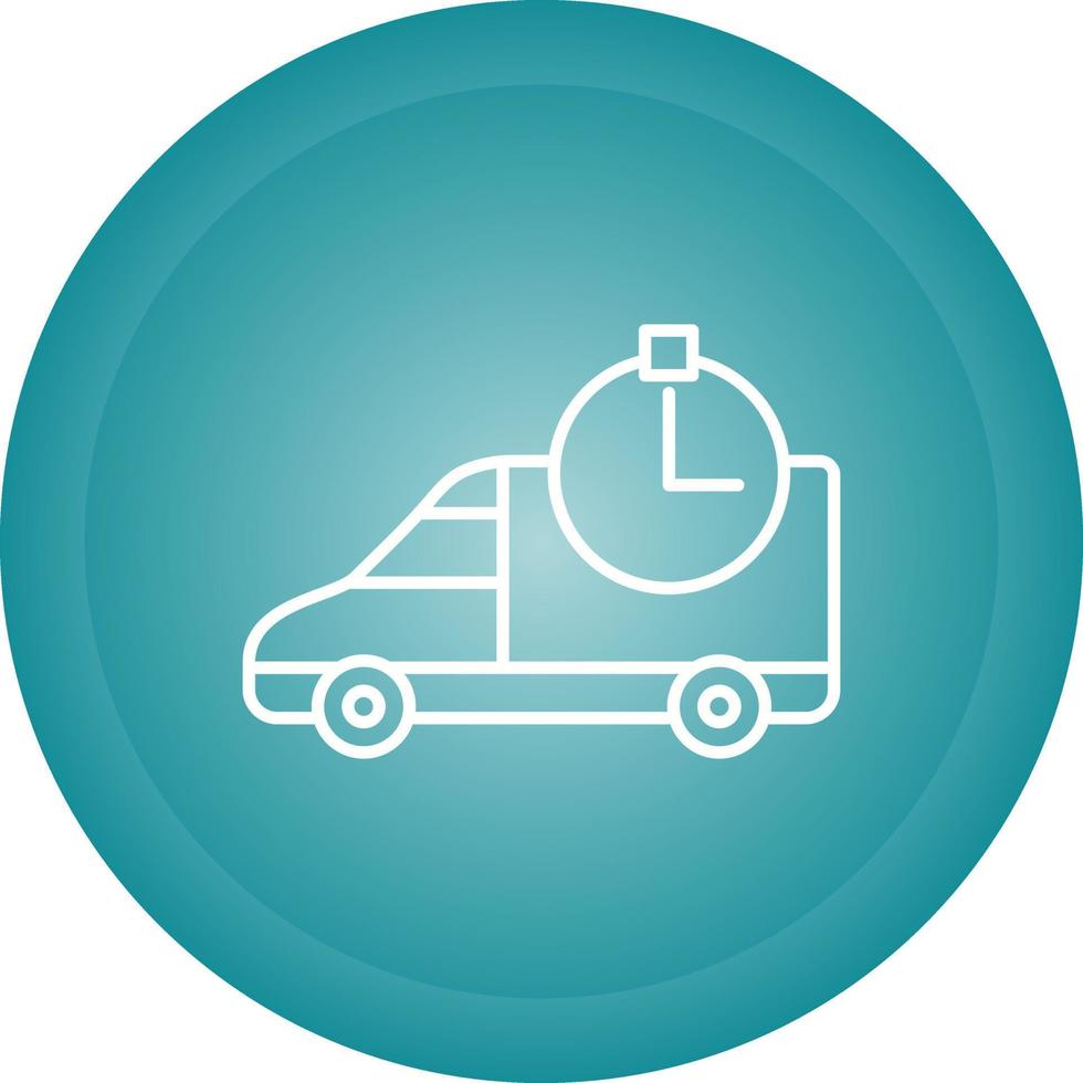 Time Based Delivery Vector Icon