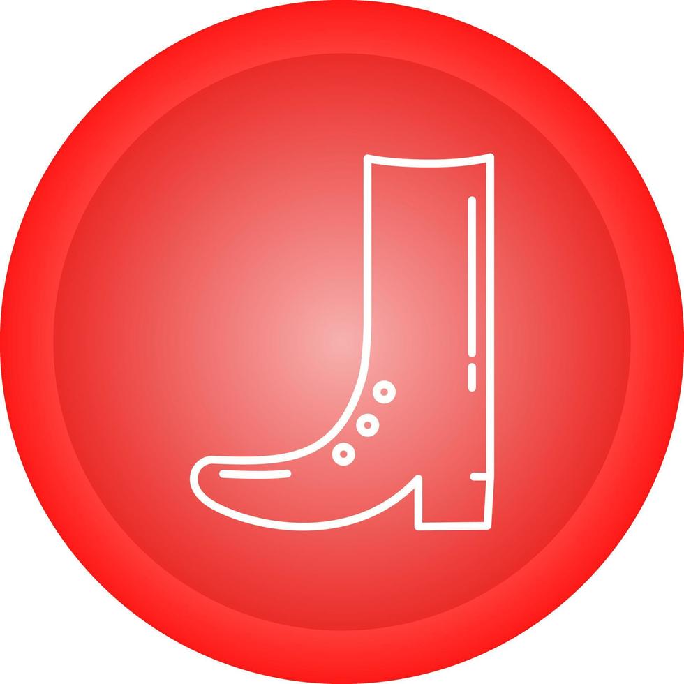 Cowboy Boot Vector Icon