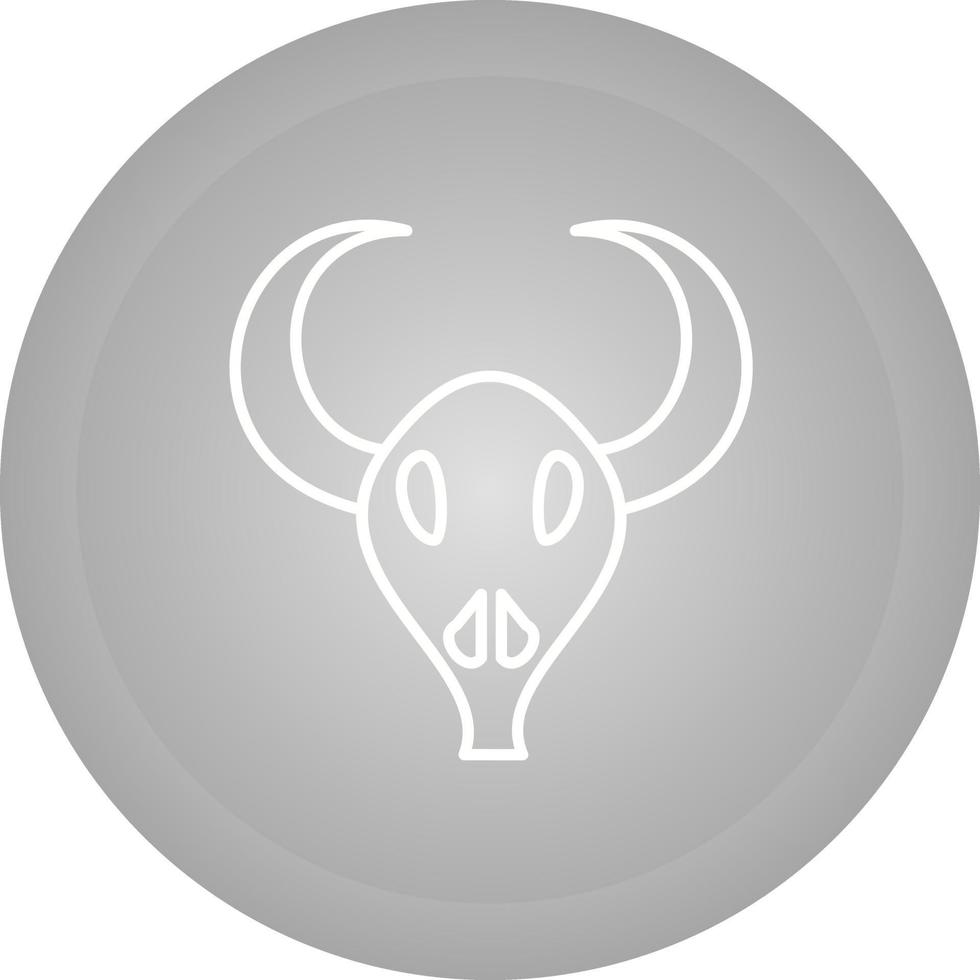 Bull Horns Vector Icon