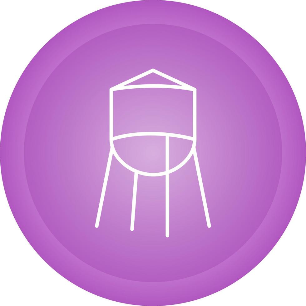 Water Tower Vector Icon
