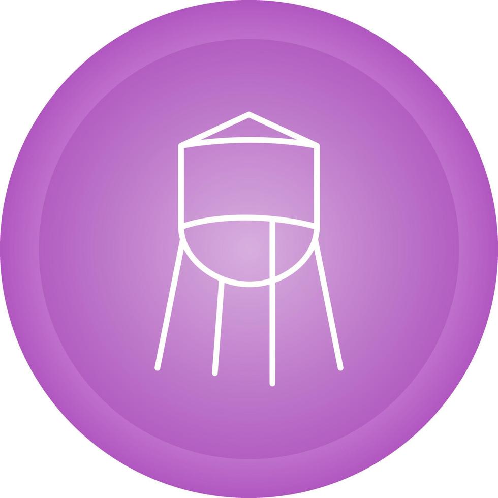 Water Tower Vector Icon