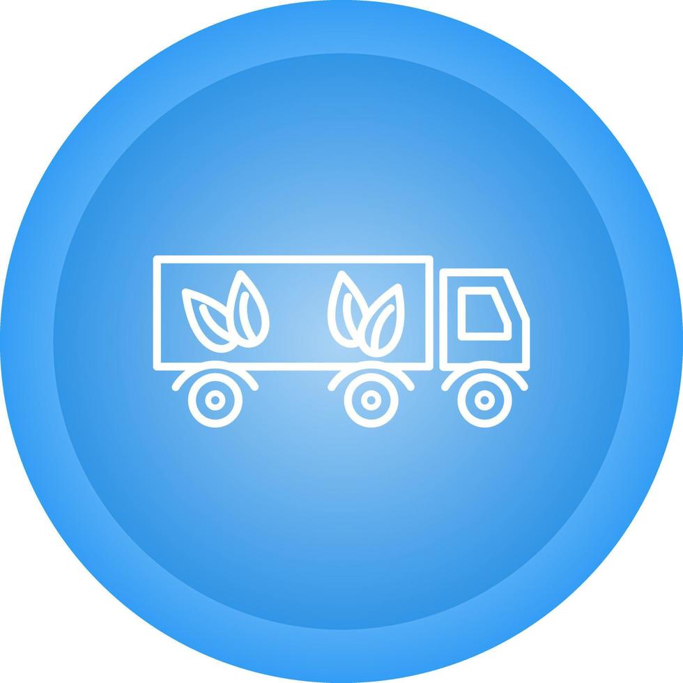 Eco friendly Truck Vector Icon