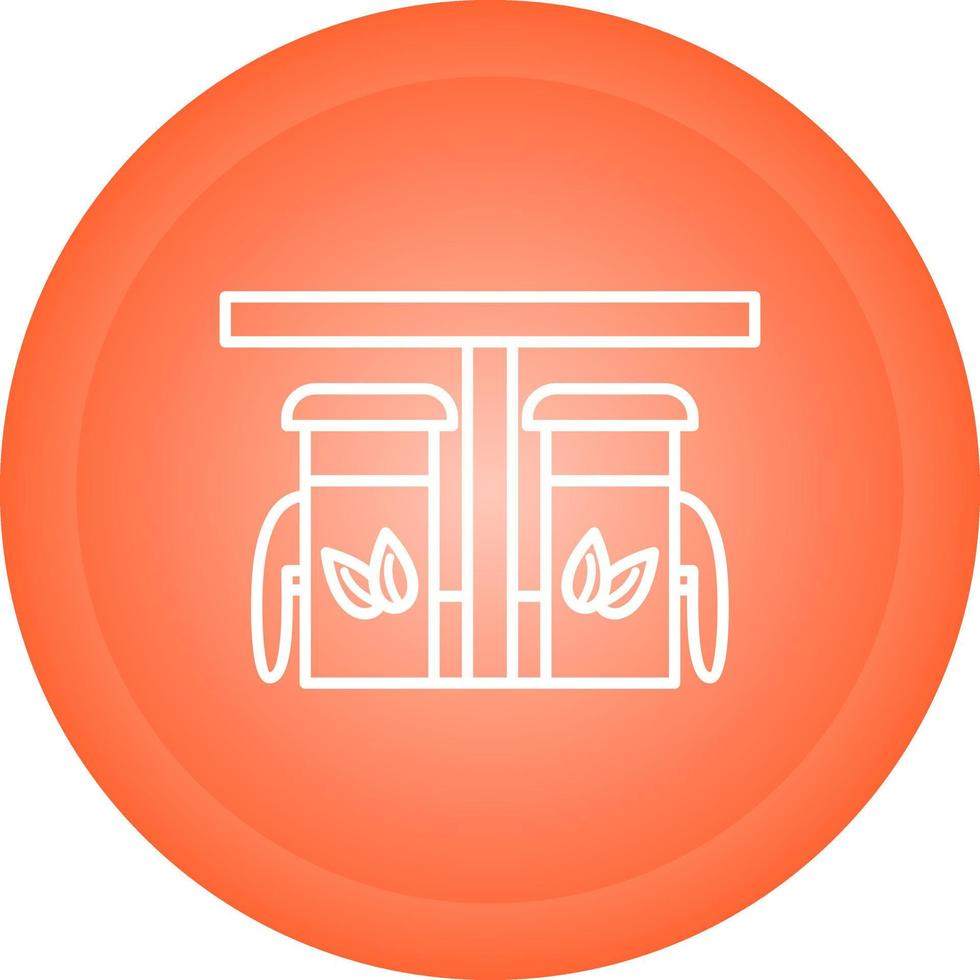 Eco friendly Petrol Pump Vector Icon