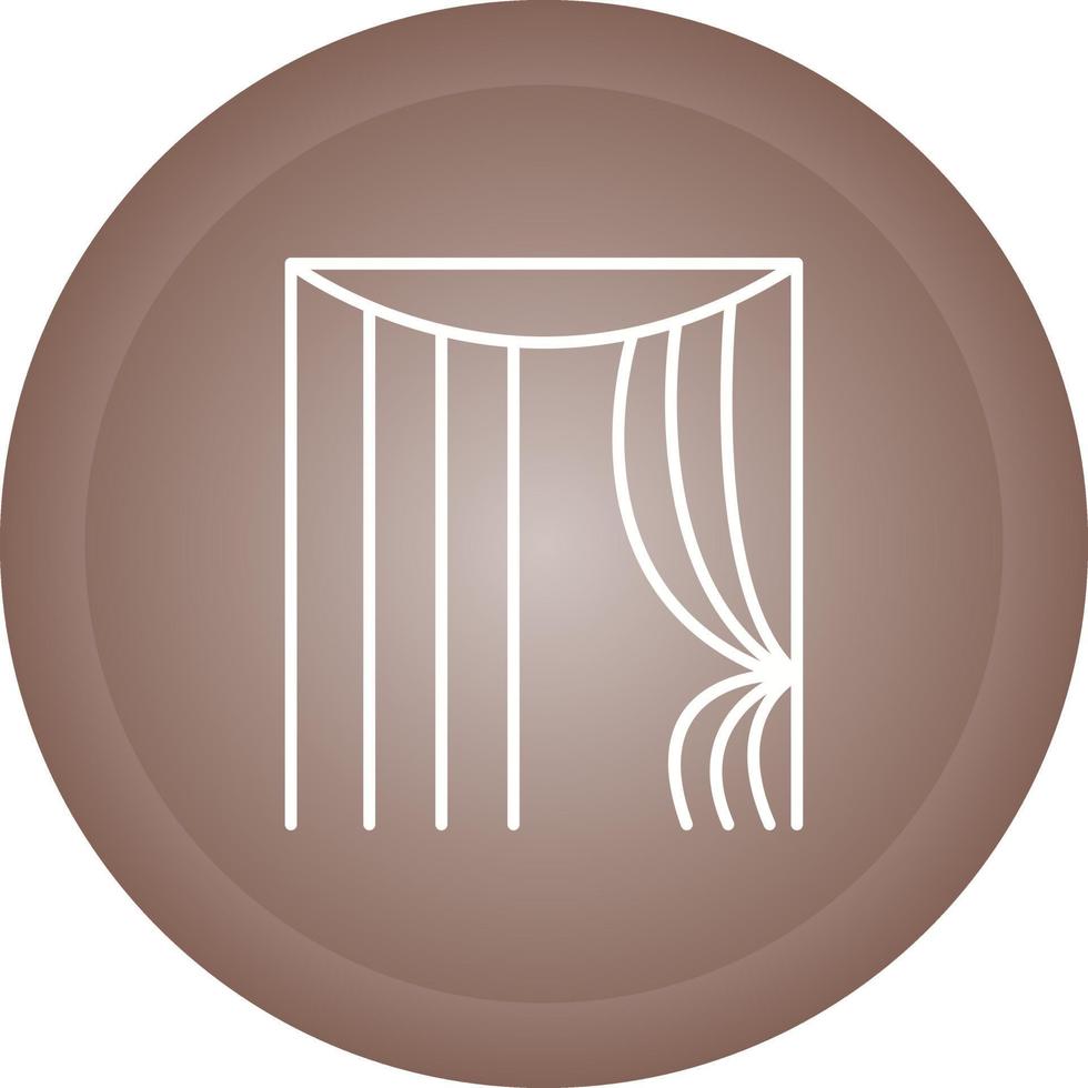 Curtains Vector Icon