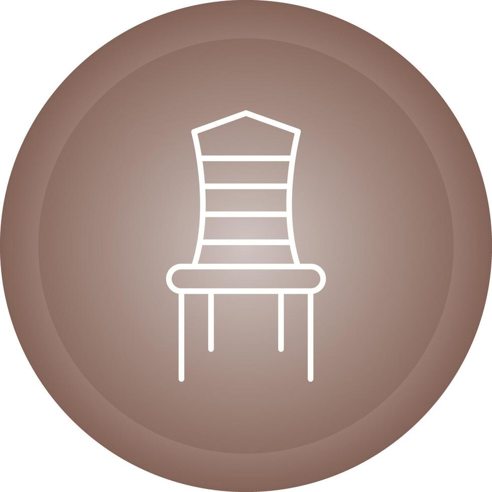 icono de vector de silla de sala de conferencias