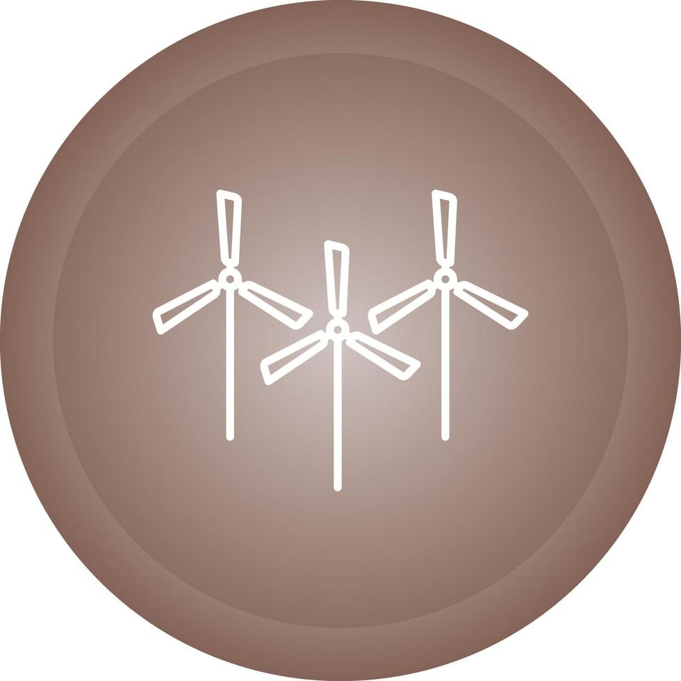 Multiple Windmills Vector Icon