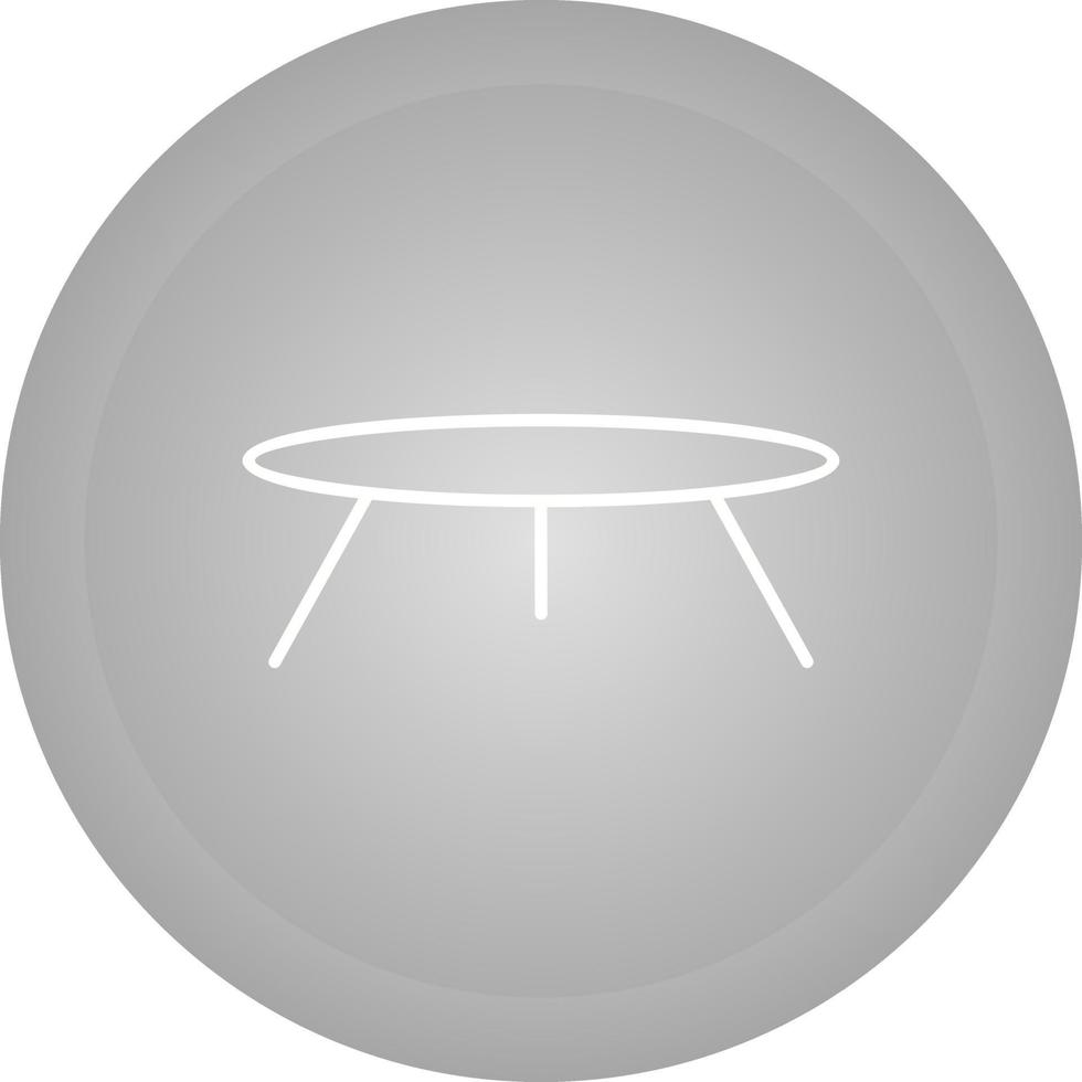 icono de vector de mesa pequeña