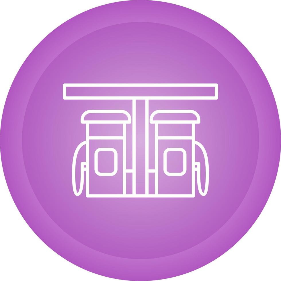 Petrol Station Vector Icon