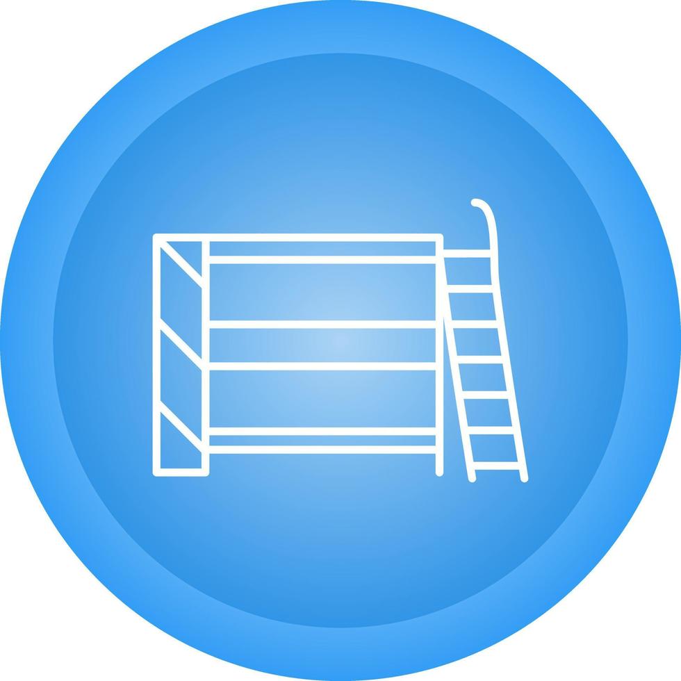 Bunk bed Vector Icon