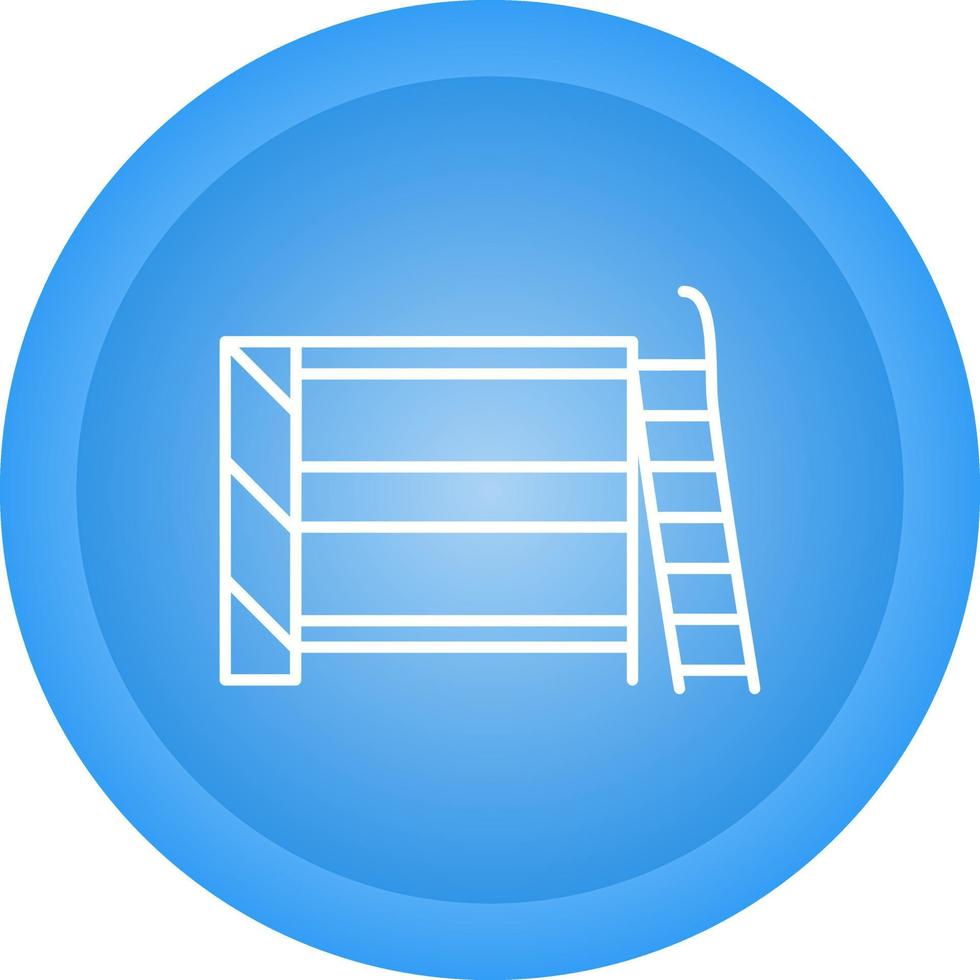 Bunk bed Vector Icon