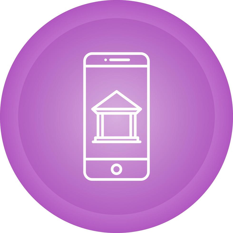 Mobile Banking Vector Icon