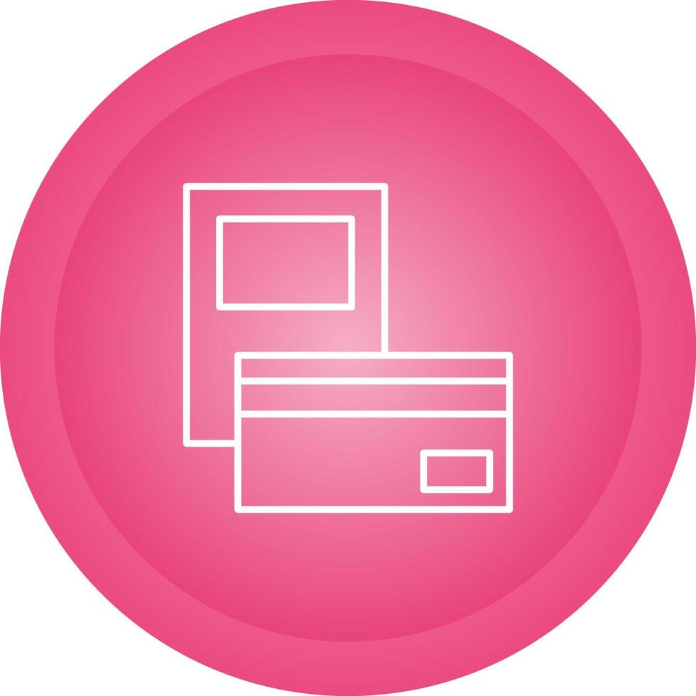 Pay via Card Vector Icon