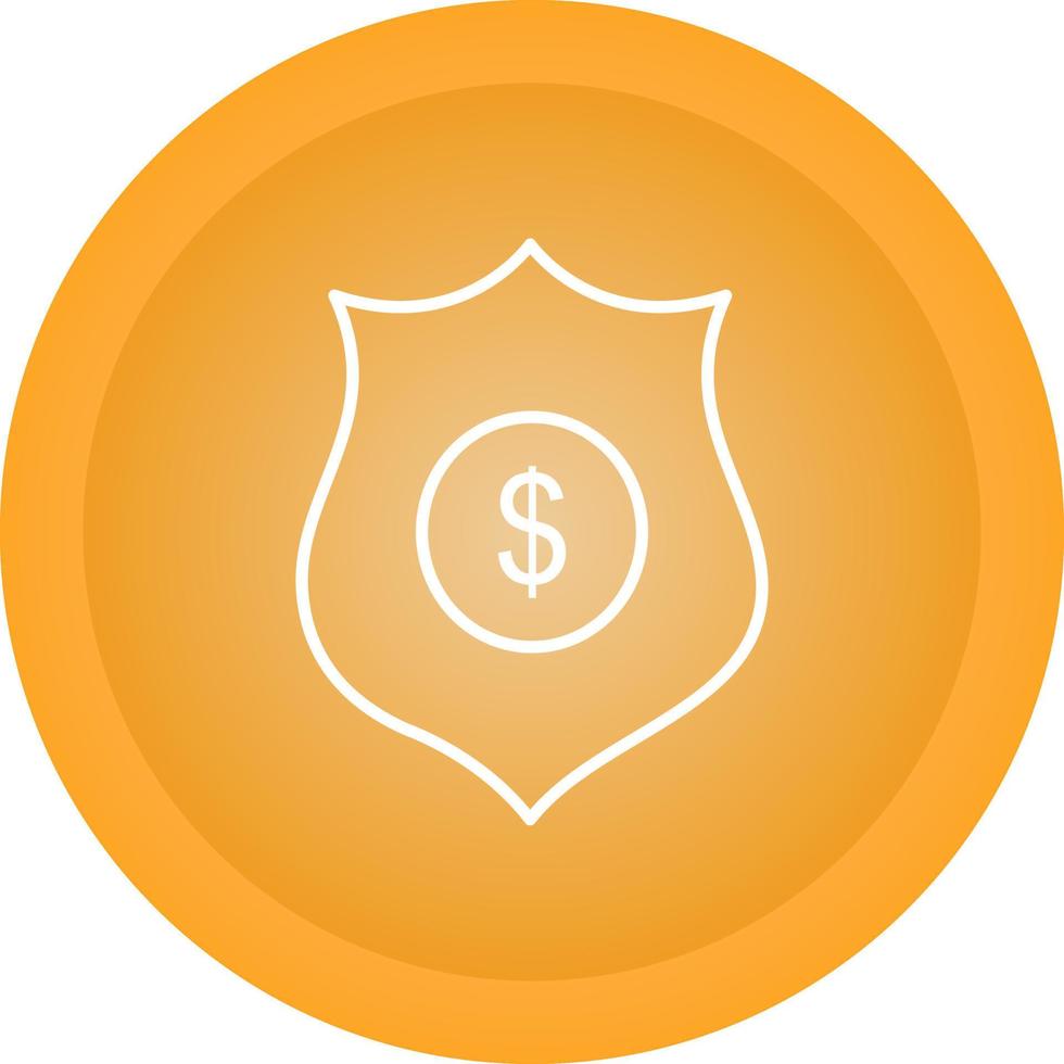 Dollar Badge Vector Icon