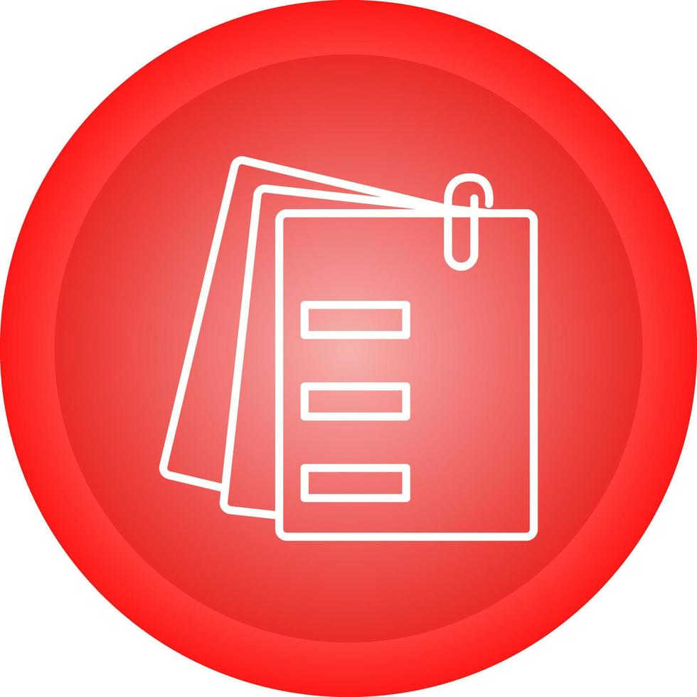 Attached Documents Vector Icon