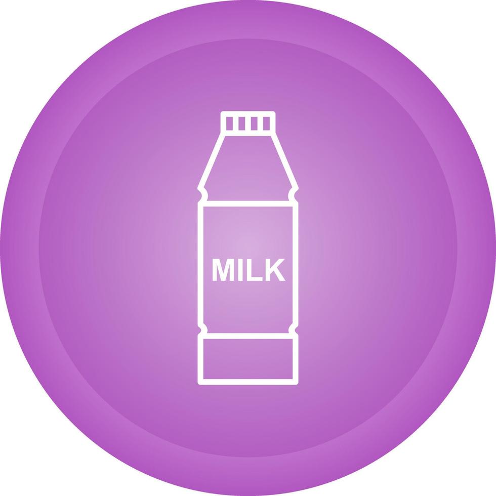 icono de vector de botella de leche