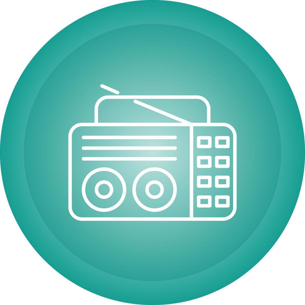 Old Radio Vector Icon